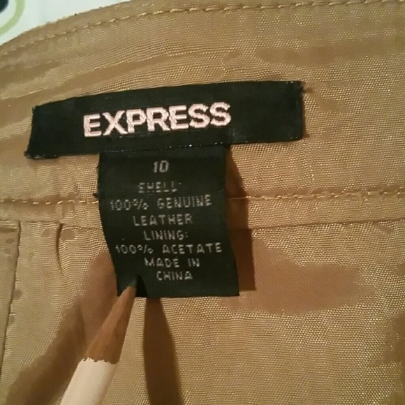 Express leather skirt - Picture 4 of 4